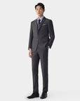 SUIT IN VIRGIN WOOL GRAY