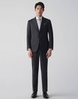 SUIT IN MICRO-PATTERNED VIRGIN WOOL REDA GRAY