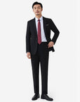 SUIT IN STRETCH FABRIC BLACK