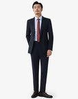 SUIT IN STRETCH FABRIC NAVY