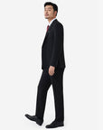 SUIT IN STRETCH FABRIC BLACK