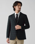 SUIT JACKET IN A WOOL BLEND LEGION GRID