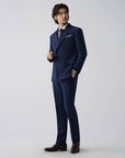 SUIT IN VIRGIN WOOL NAVY