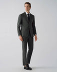 SUIT IN STRETCH FABRIC GRAY STRIPES