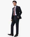 SUIT IN STRETCH FABRIC NAVY