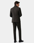 SUIT IN VIRGIN WOOL BROWM