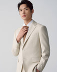 SUIT IN VIRGIN WOOL VBC BEIGE