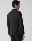 SUIT IN MICRO-PATTERNED VIRGIN WOOL REDA BLACK