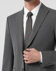 SUIT IN STRETCH FABRIC DEEP GRAY