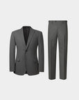 SUIT IN STRETCH FABRIC GRAY STRIPES