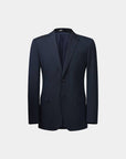 SUIT JACKET IN STRETCH FABRIC NAVY STRIPES