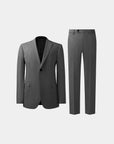 SUIT IN STRETCH FABRIC DEEP GRAY