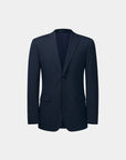 SUIT JACKET IN STRETCH FABRIC NAVY WELSH PRINCE'S GRID