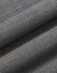 SUIT JACKET IN STRETCH FABRIC GRAY GRID PATTERN