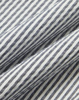 SUIT JACKET IN STRETCH FABRIC BUBBLE GAUZE WITH WHITE AND BLUE STRIPES