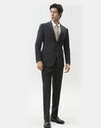 THICKENED SUIT IN STRETCH FABRIC DEEP GRAY