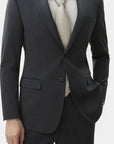 THICKENED SUIT IN STRETCH FABRIC DEEP GRAY