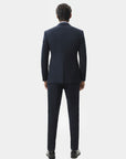 THICKENED SUIT IN STRETCH FABRIC NAVY